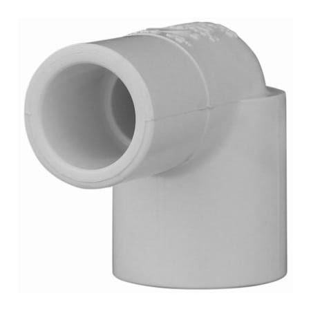 Charlotte Pipe And Foundry 34 WHT 90 DEG St Elbow PVC 02304 0600HA